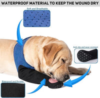 COODEO Dog Socks to Prevent Licking Paws, Healing Boots & Paw Protectors with Non-Slip Bottoms for Wound Protection, Waterproof Sleeve Shoes for Licking（Blue，M_Right