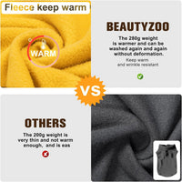 Dog Fleece Vest Sweater Winter Jacket for Small and Medium Large Dogs - Large / Yellow - image 4
