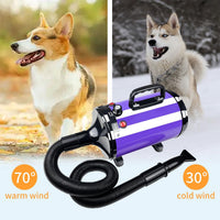 Dog Dryer High Velocity Professional Pet Grooming Dryer – Essentials for Dogs - Purple - image 4