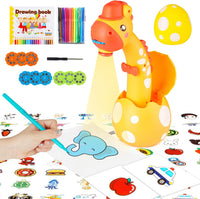 KETIEE Unicorn Drawing Projector Toys for Ages 5-7 – Fun for Kids & Family - Yellow / Small