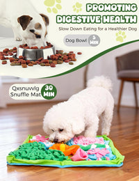 Snuffle Mat for Dogs, Slow Feeder Interactive Puzzle Dog Food Mat – Essentials for Dogs - image 4