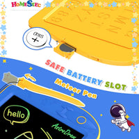 Astrodraw Drawing Pad, LCD Writing Tablet for Kids - Blue/Yellow - image 4