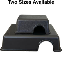 Plastic Reptile Hide Box for Leopard Geckos, Snakes, Lizards - Small - image 3