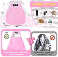 SlowTon Dog Carrier Sling - G-Pink Knitted Fabric / For Pets 6-12lbs - image 3