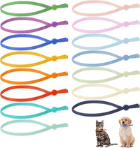 75pcs Stretchy Puppy Collars for Litter Colored Whelping