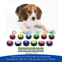 Recordable Buttons, Dog Buttons for Communication - Red+silver / 12 - image 4
