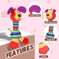 Baby Rattles Toys for 0-6-12 Months - Dog Rattle - image 3