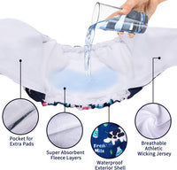 CuteBone Washable Dog Diapers Male with Snaps Reusable 3pcs a Pack - Buttons-Cow&Lion&Dog / S(11"-14") - image 4