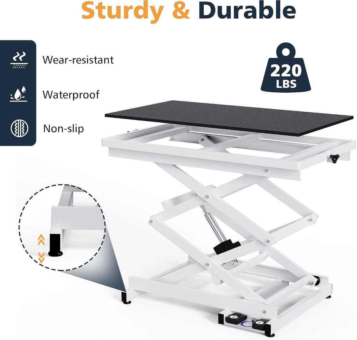 Flying Pig Heavy Duty Super-Low Electric Lift Dog Grooming Table – Essentials for Dogs - image 4