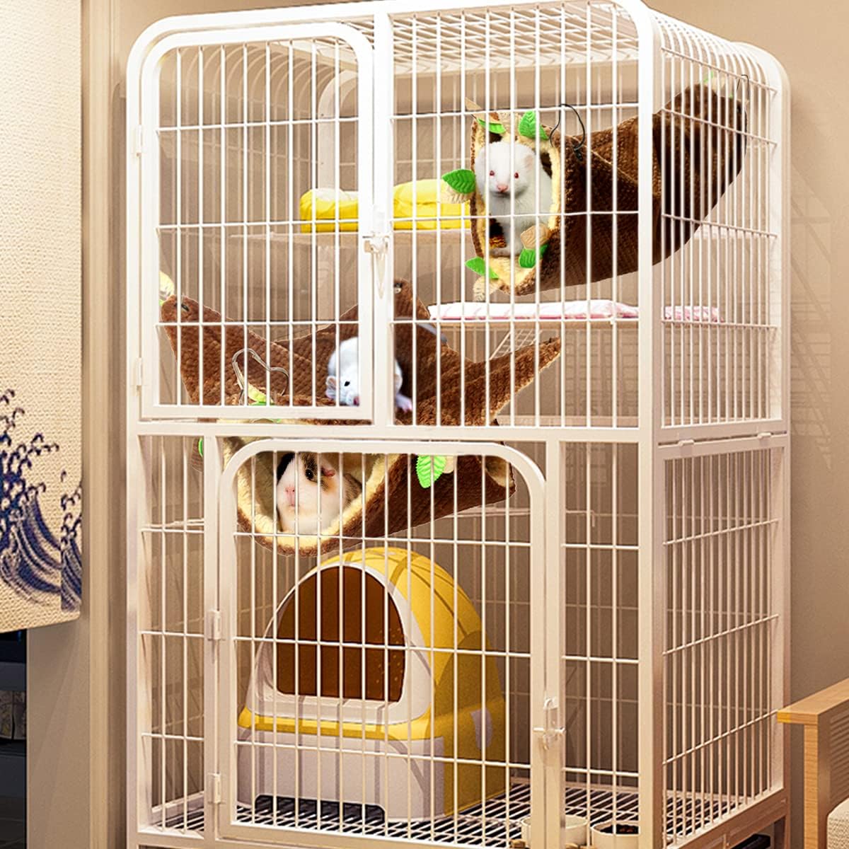 LEFTSTARER Guinea Pig Ferret Rat Hammock Toy Small Animal Cage - 4.Tunnel - image 2