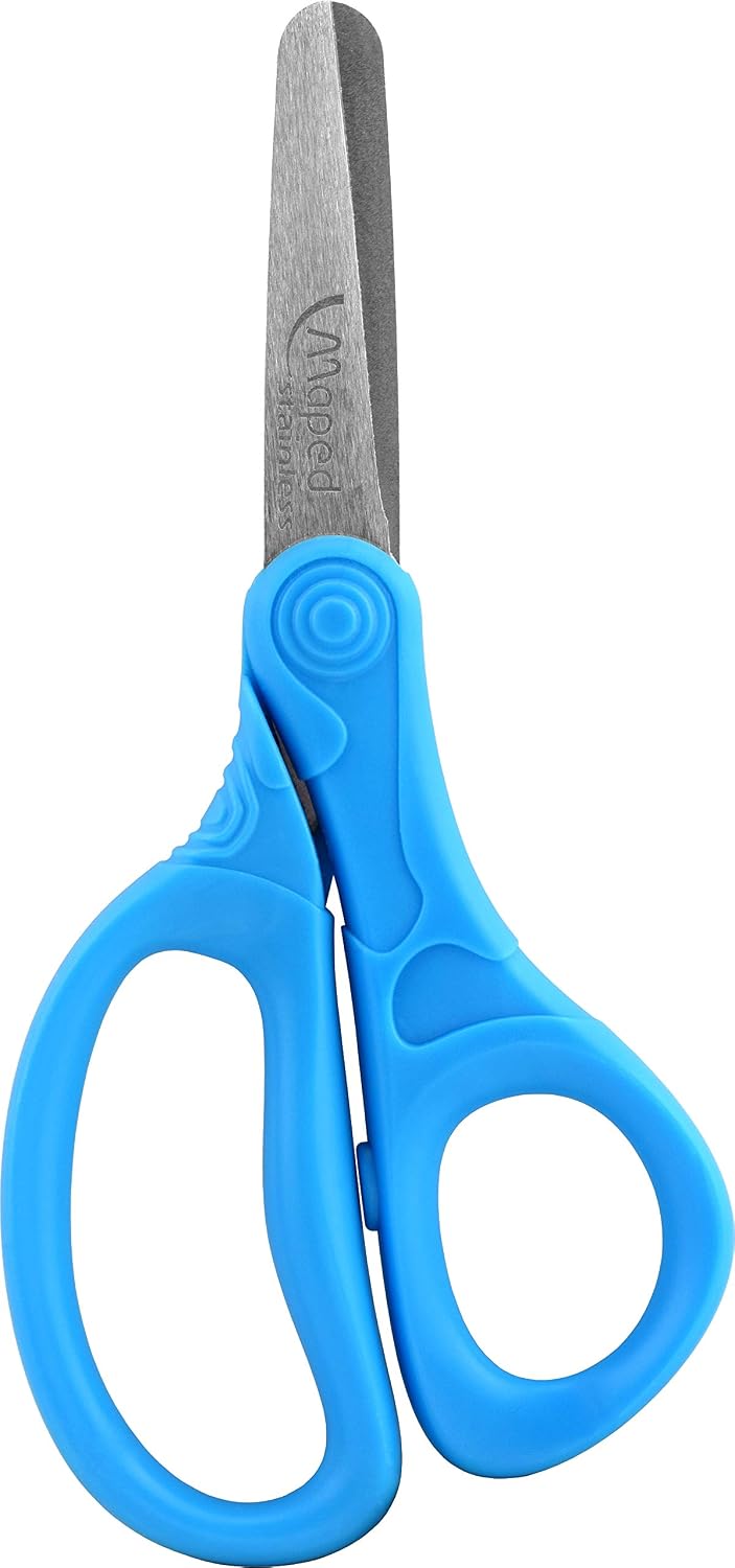 Maped 5 inch blunt tip kids scissors with stainless steel blades - view 4