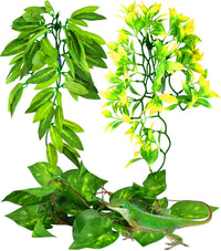 KATUMO Reptile Plants, Bearded Dragons, Lizards, Geckos, Toads - Green+yellow