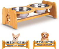 X-ZONE PET Elevated Dog Bowls for Cats and Dogs - S- Height 4" up to 4.5"
