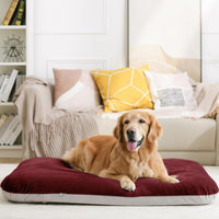 Magic Dog Orthopedic Extra Large Dog Bed 47 Inch - 47.0"L x 39.0"W x 5.0"Th / Burgundy - image 2