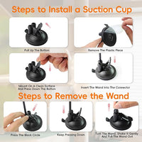 Interactive Bird Simulation Cat Feather Toy Set Cat Retractable Wand Toys Suction Cups Base,Include Detachable 7 Pcs Replacements Feathers Toys