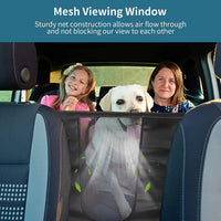 Petsfit Dog Car Barrier Vehicle Pet Barrier Backseat Mesh Dog Car - Large - image 4