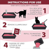 ARM & HAMMER Clump & Seal Platinum Clumping Cat Litter Odor Control, Multi-Cat, 14-Day Odor Control, Online Exclusive Formula, 18 Lbs