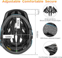 ROCKBROS Kids Full Face Bike Helmet Lightweight Detachable MTB Helmet – Fun for Kids & Family - Green Silver Black / Small - image 2