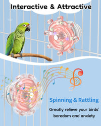 Pawfly 2 Pcs Bird Toys for Parakeets - 1 PC / Red - image 4