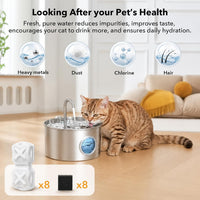 16 Pack Replacement Filters for Cat/Dog Water Fountain - 16 Filter+1 Brush - image 4