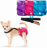 Paw Inspired Disposable Leakproof Dog Diaper Liners - X-Small (Combo Pack)