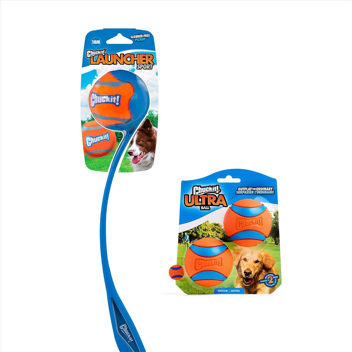 Chuckit! Ultra Ball and Launcher Bundle, Sport 18in - 18 inches / Ultra Ball & Launcher Bundle - image 2