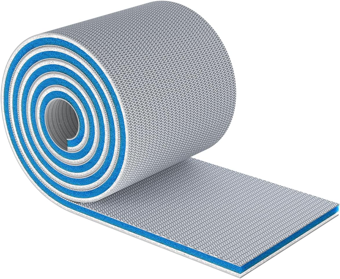 Pawfly 8-Layer Aquarium Filter Pad 16 x 12 Inch Cuttable Aquarium - 47" x 12" x 0.8" 1 Pack