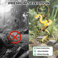 2 Pack Snake Climbing Rings for Ball Python & Corn Snake - Green - image 4