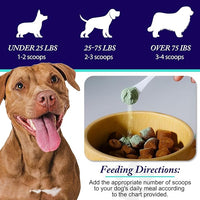 Dog Teeth Cleaning Powder - Dog Dental Powder - Plaque Off Pet Tooth Cleaning lab co - Targets Tartar & Reduces Plaque & Bad Breath - Teeth Cleaning Made Easy