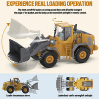 KIDMARKT 21" Large RC Excavator Toy - Wheel Loader - image 3