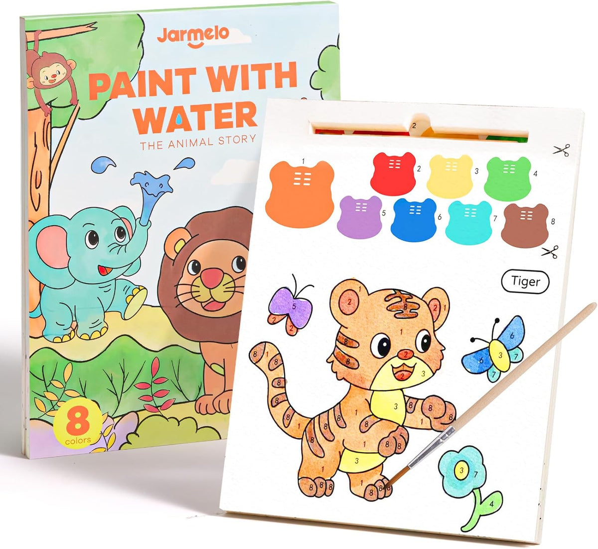 Jar Melo Paint with Water Books for Toddlers, Animals – Fun for Kids & Family - Animal
