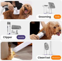 oneisall Dog Grooming Vacuum - Purple - image 4