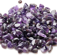 WAYBER 1 lb bag of natural purple amethyst quartz crystal stones for aquariums - view 3