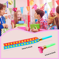 25 PCS Party Blower Blowouts Noisemakers Funny Blow Horns Colorful - 75 - image 2