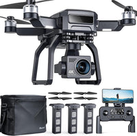 Bwine F7GIM 4K Video 6K Photo Drones with Camera for Adults 3-Axis - Dark Gray
