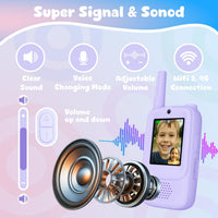 Video Walkie Talkies for Kids - Purple - image 3