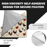 27.6"Cat Grooming Wrap, Self Adhesive Cat Wrap for Cutting Nails, Anti-Escape Calming Cat Swaddle Wrap for Medicine Ear Cleaning, Chicken Anti-Scratch Cats Burrito Restraint Blanket,Practical Pet Tool
