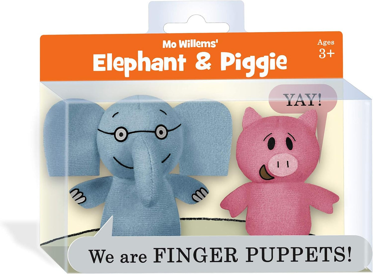 YOTTOY Mo Willems Collection - Elephant & Piggie Finger Puppet - image 4