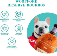 Haute Diggity Dog Woofford Reserve Bottle Plush Dog Toy - Woofford Reserve (Orange) / One Size - image 3