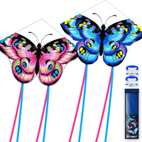 SGftre Colorful Butterfly Kite - Blue+Pink