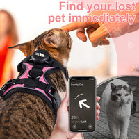Cat Harness and Leash for Walking - S / Pink - image 4