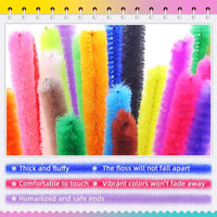 Pipe Cleaners Chenille Stems 1050 Pieces 30 Assorted Colors for Craft - 30 colors / 360pcs - image 3
