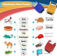 Handwriting Lines Stamp Roller Self-Inking Line Rolling Stamps - Yellow - image 2