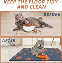 18"×30" Dog Food Mat-Absorbent Dog Mat for Food and Water - BLUE-JY / 16"L x 24"W - image 4