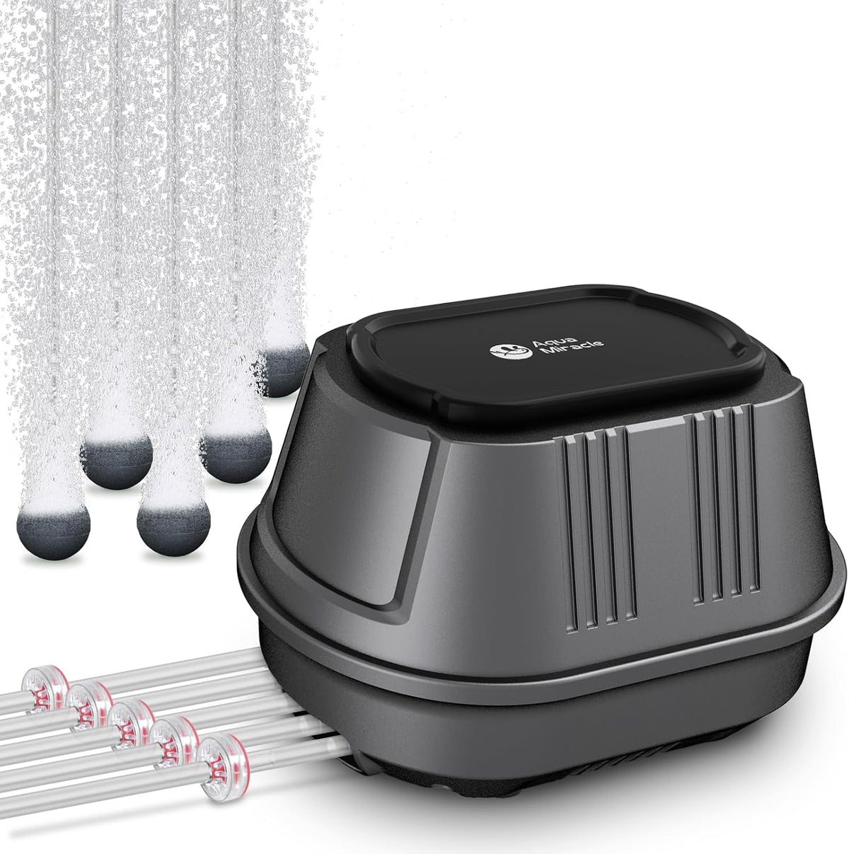 AquaMiracle Aquarium Air Pump 3W/6W/10W - For Tanks up to 300 Gal