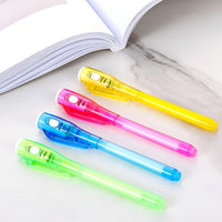 30 Pieces Invisible Ink Pen with UV Light Spy Pen Magic Marker Party - 20 - image 2
