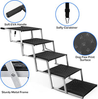Foldable Dog Stairs for Car - 5 Steps - image 4
