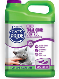 Cat's Pride Total Odor Control, Max Power - 15 pounds / Total Odor Control Scented