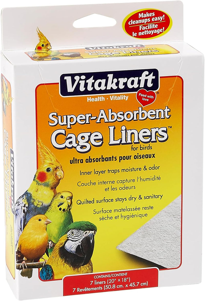 Vitakraft Vitakraft Cage Liners for Birds – Essentials for Birds