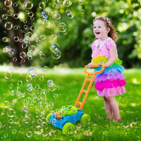 Lydaz Bubble Lawn Mower for Toddlers 1-3 - Green、orange - image 3